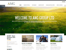 Tablet Screenshot of amg-group.co